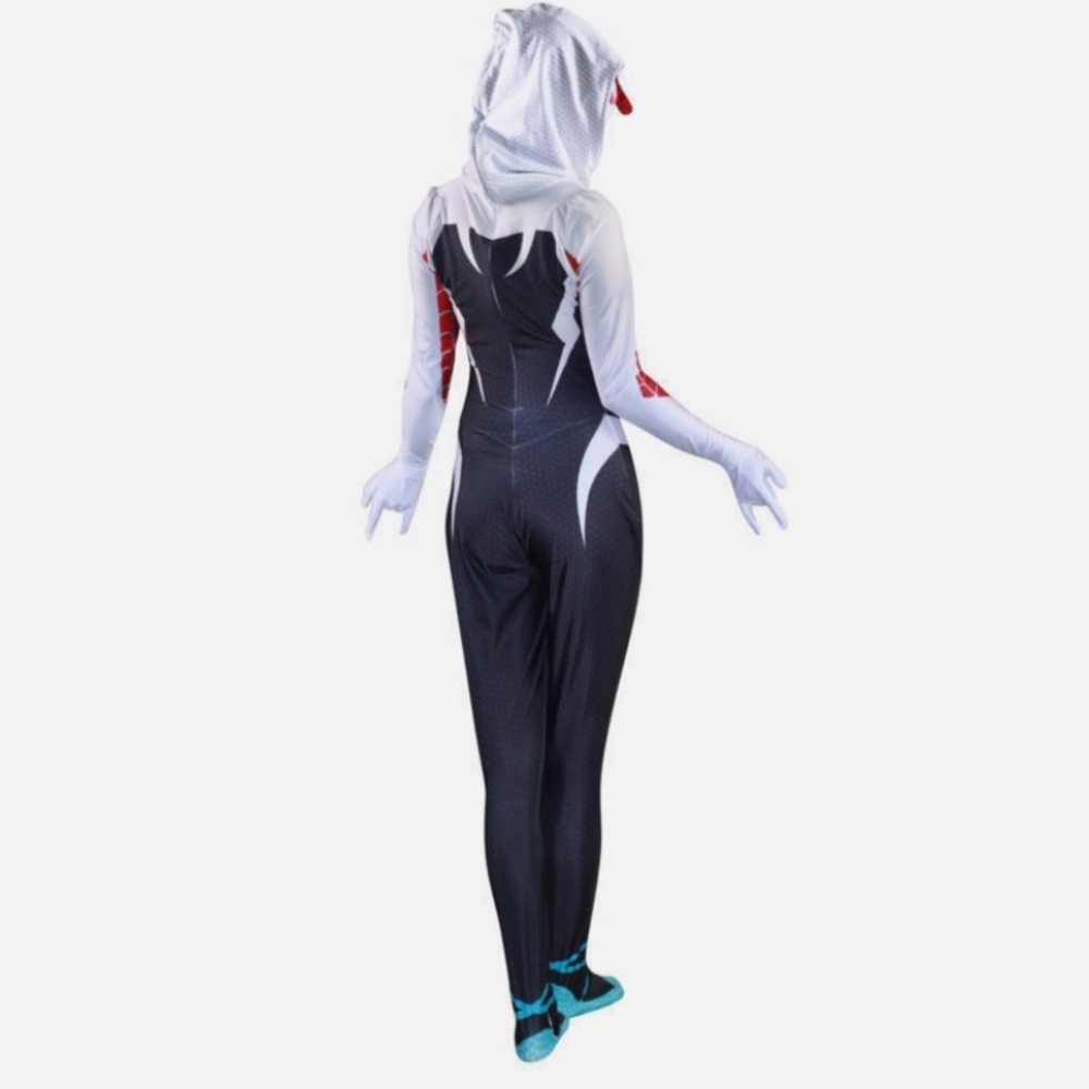 Like new 🕷️GWEN SPIDERMAN ✨COSTUME size 8years old girl - Picture 3 of 4